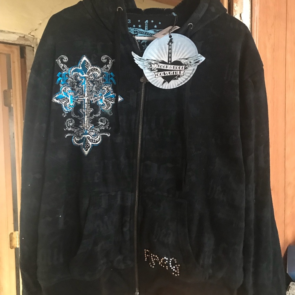 New Rock and Roll Cowgirl Heavyweight Hoodie XL